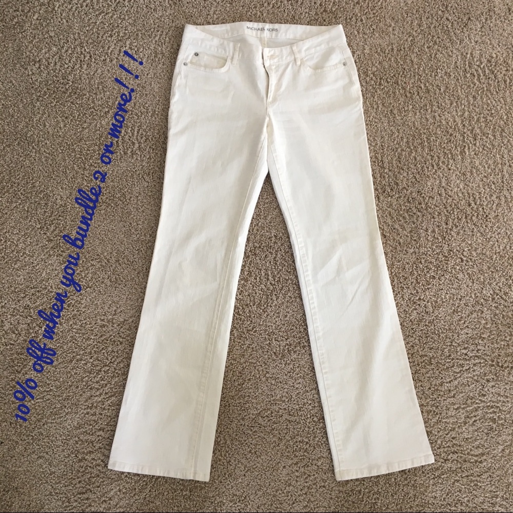 Michael KORS | Off White Jeans Bootcut 6